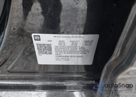 2023 Cadillac Ct4 Luxury z USA, uszkodzony, nr VIN 1G6DA5RK1P0115901